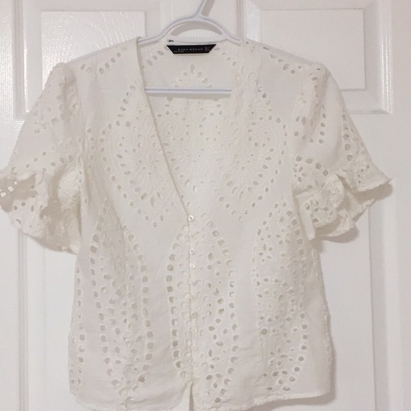 Tops - Zara white top